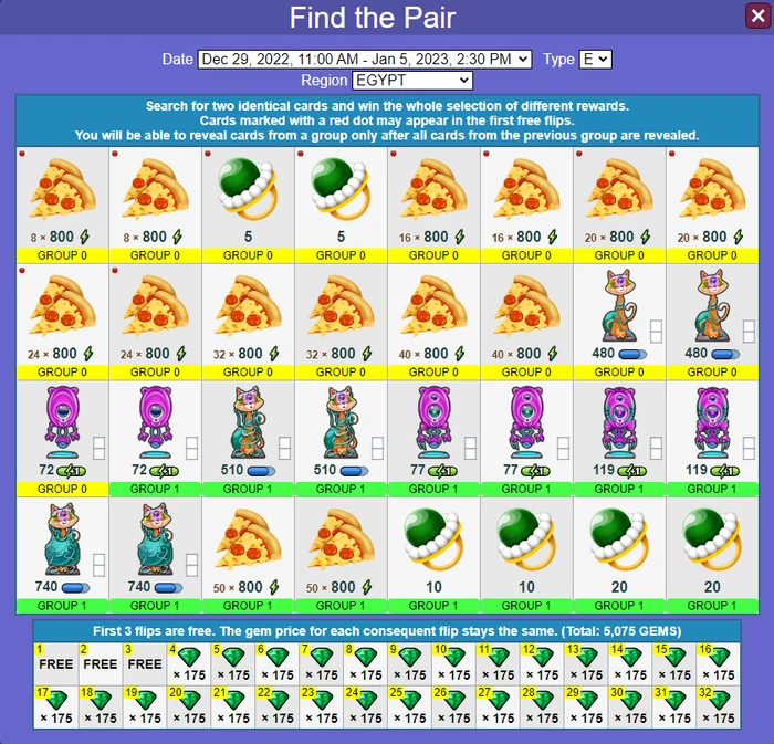 EG E find the pair2