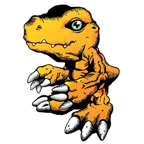 Quebra-cabeça de Agumon é um dos principais digimon. Agumon é um Digimon  muito corajosa e divertida para imprimir