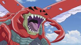 Kuwagamon faces its enemies