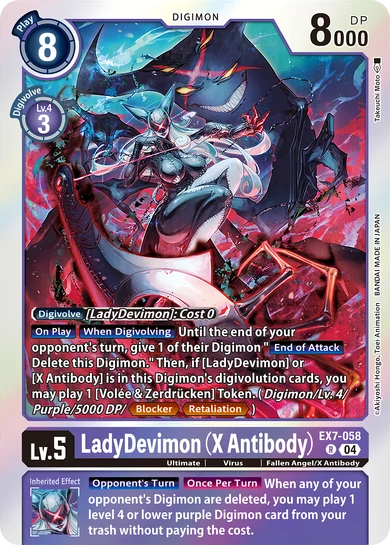 TCG LadyDevimon X