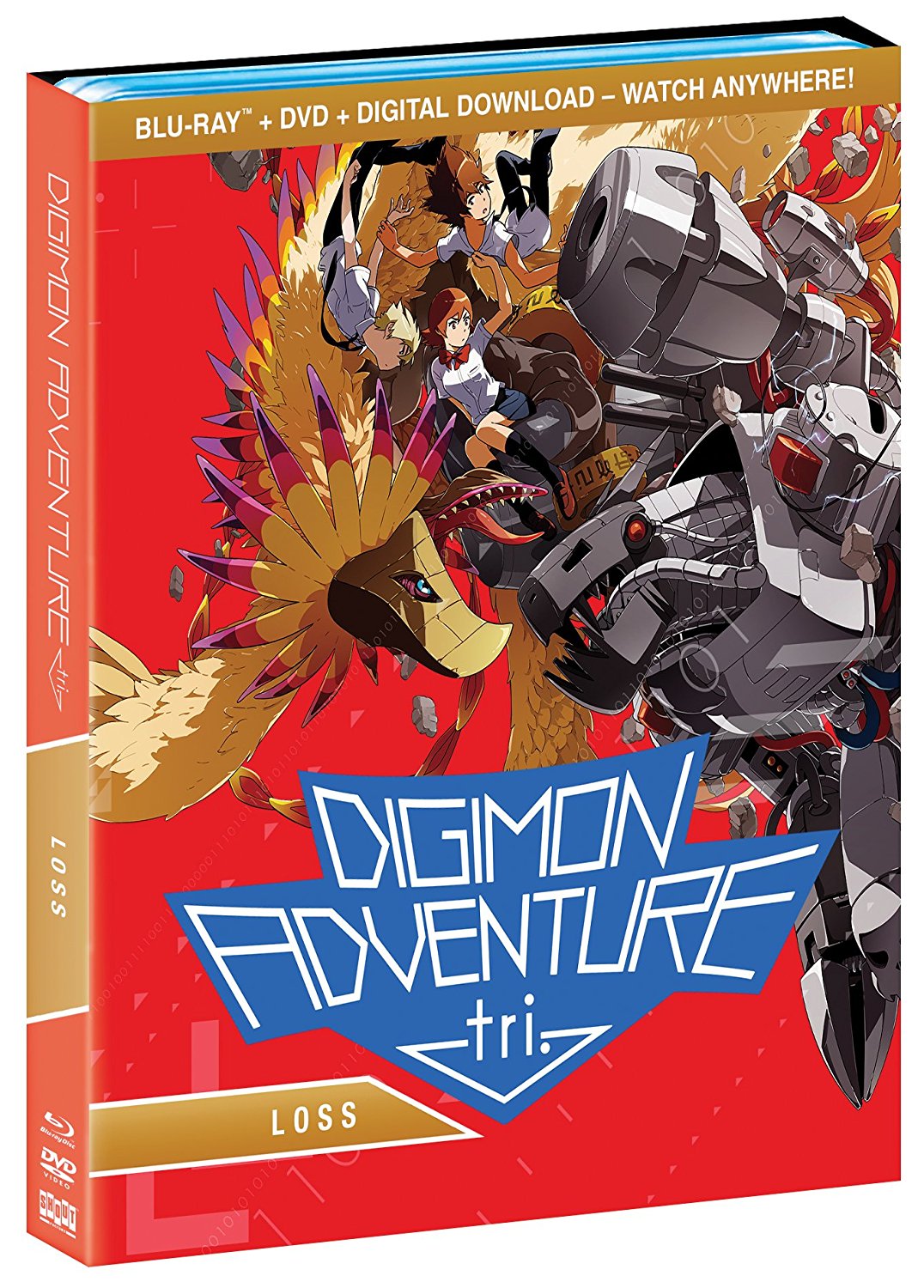 Lot of 2 Digimon Adventure Tri movies (blu-ray/DVD) (confession/Coexistence)