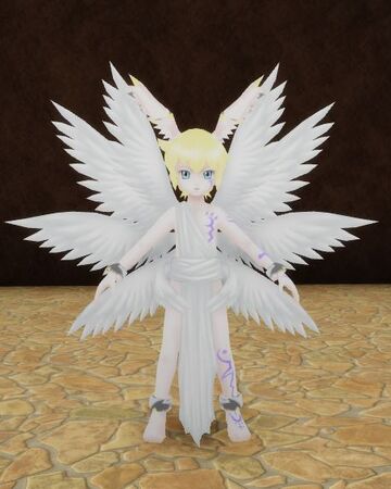 Lucemon Digimon Masters Roblox Wiki Fandom - angel costume roblox