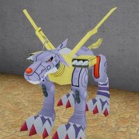 Metalgarurumon Digimon Masters Roblox Wiki Fandom