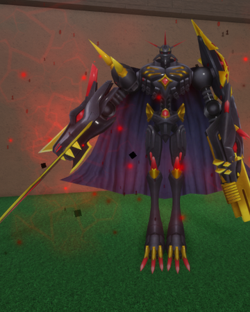 Omnimon Alter B Digimon Masters Roblox Wiki Fandom - roblox daemon script