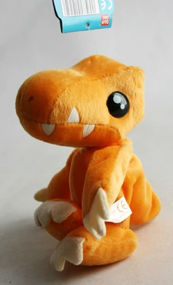Peluche naranja Agumon retro vintage del año 2000 de Digimon Sponge Bath Buddies - España