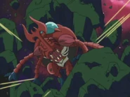 Am Ende kann Izzy dank MegaKabauterimon entkommen.