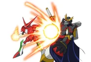 OmegaShoutmon (original) vs. Tactimon