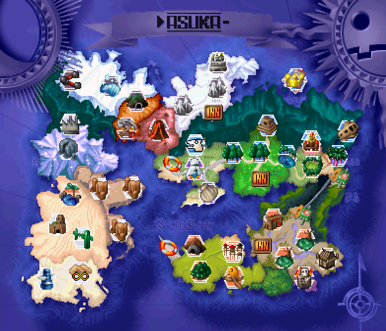 digimon world 3 maps