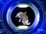 Analyzer screen for Tapirmon (Localized as Bakumon) in Digimon Frontier