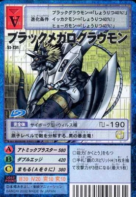 BlackMegaloGrowmon St-731 (DM)