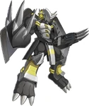 BlackWarGreymon (New Century) b.jpg (90 KB) Official Bandai art from Digimon New Century