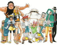 Cutemon is the boy with a bunny headband.