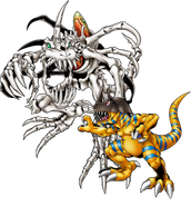 SkullGreymon vs. Greymon (Digimon Heroes!)