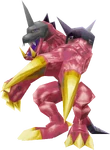 Model of the red variant from Digimon World 3