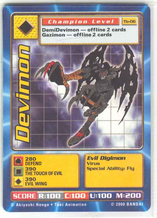 Card:Devimon | DigimonWiki | Fandom