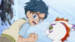 Joe Kido and Gomamon