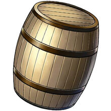 Demon god wine barrel