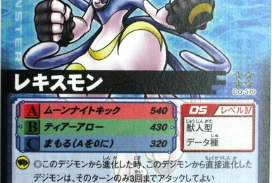 gráfico de evolución de lunamon