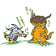 Greymon art mini