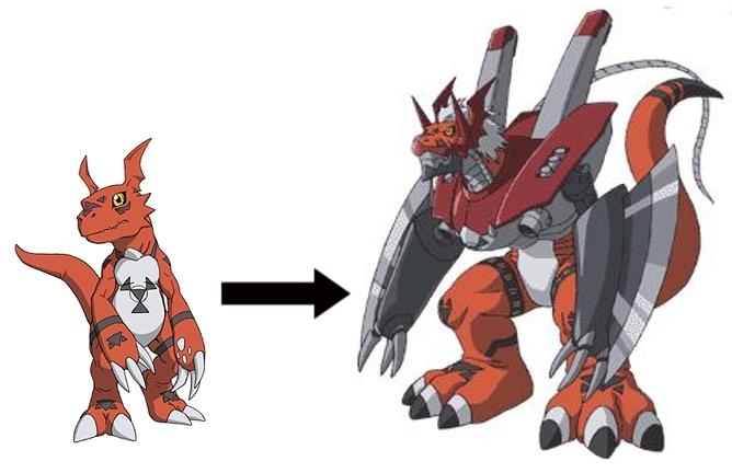 digimon agumon evolution chart