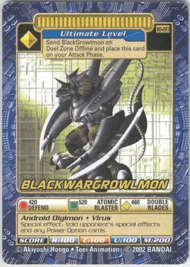 BlackWarGrowlmon Bo-223 (DB)