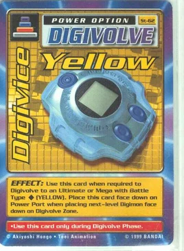 Digivice Yellow St-62 (DB)