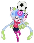 Jellymon (Cerezo) t.gif (98 KB) Official Toei art of Jellymon wearing a Cerezo Osaka kit from the Digimon Ghost Game x Cerezo Osaka collaboration