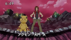 Masaru y Agumon aparecen para ayudar (DXW)