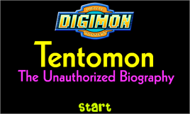 The Story of Tentomon Start Screen