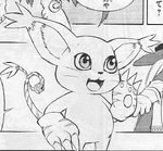 Gatomon in the Digimon Xros Wars manga