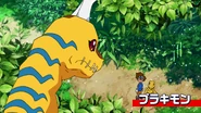 Analyzer screen of Brachiomon in Digimon Adventure: