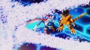 Daten in Digimon Savers 3D: Digital World Kiki Ippatsu!