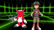 Taiki y Shoutmon (Digimon Adventure RPG)
