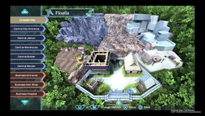 แผนที่ในเมือง Floatia