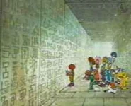 Die Gänge in der Pyramide