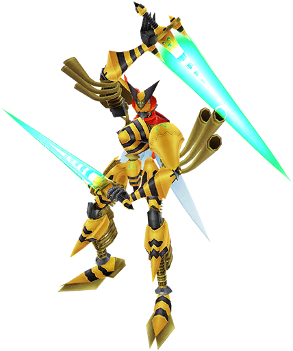 Tigervespamon Cyber Sleuth Digimonwiki Fandom