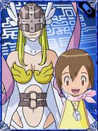 Kari & Angewomon Collectors Digimon Adventure Special Card