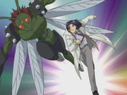 Ken y Miyako casados en el epílogo de Digimon Adventure 02