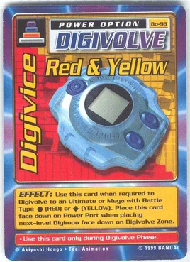 Digivice Red & Yellow Bo-98 (DB)