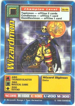 Card:Wizardmon | DigimonWiki | Fandom