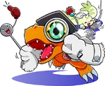 Digimon Profile b.png (207 KB) Official Bandai art of Agumon Expert with Terriermon Assistant from Digimon Profile