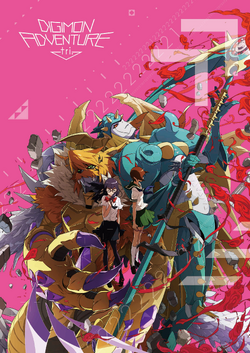 J538 Digimon Adventure Tri All Characters Classic Japan Anime Wall