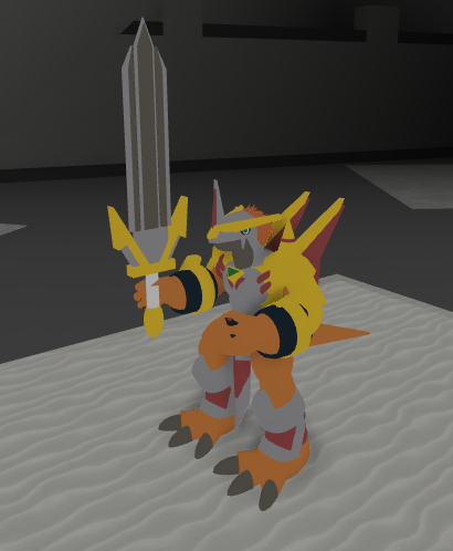 Omnimon Zwart, Roblox Digimon Aurity Wiki