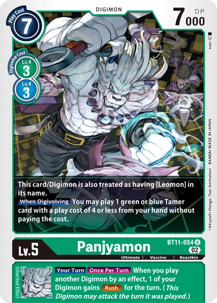Panjyamon (BT11-054) | DigimonCardGame Wiki | Fandom