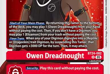Owen Dreadnought (BT18-087) | DigimonCardGame Wiki | Fandom