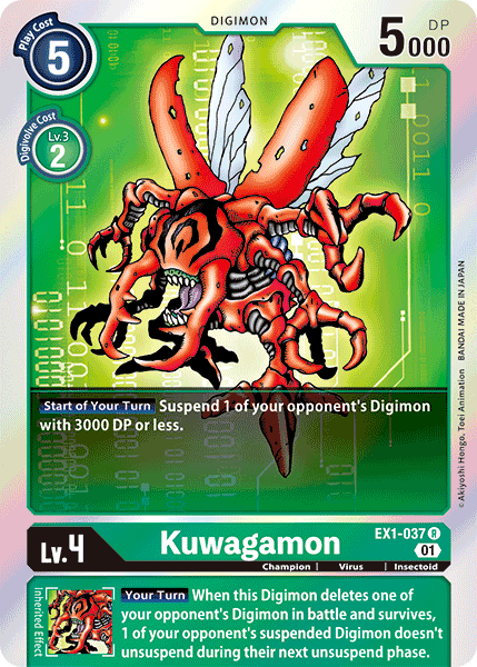 Kuwagamon - Wikimon - The #1 Digimon wiki