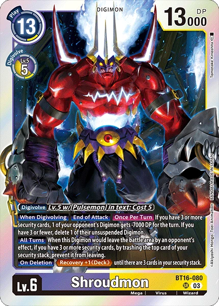 Shroudmon (BT16-080) | DigimonCardGame Wiki | Fandom