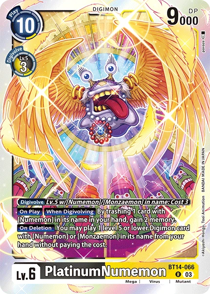 PlatinumNumemon (BT14-066) | DigimonCardGame Wiki | Fandom