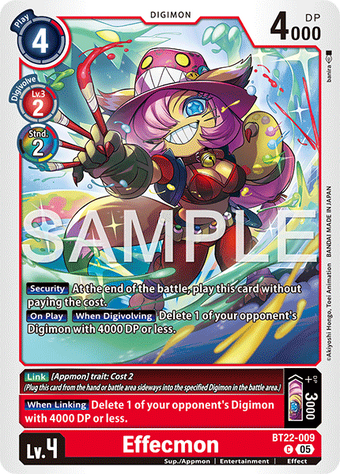 Effecmon (BT22-009) | DigimonCardGame Wiki | Fandom