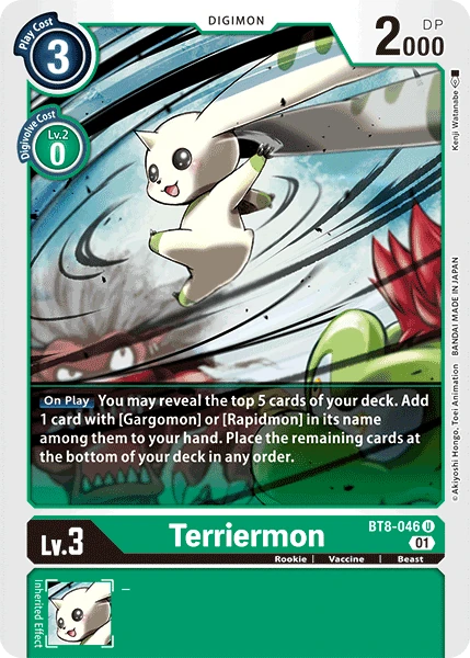 Terriermon (BT8-046) | DigimonCardGame Wiki | Fandom